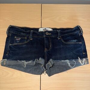 Hollister Women's Dark Wash Jean Shorts